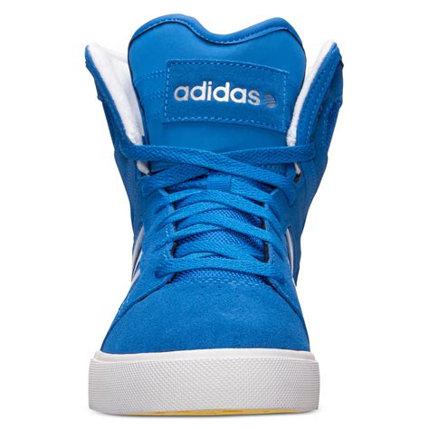 baby blue high top adidas